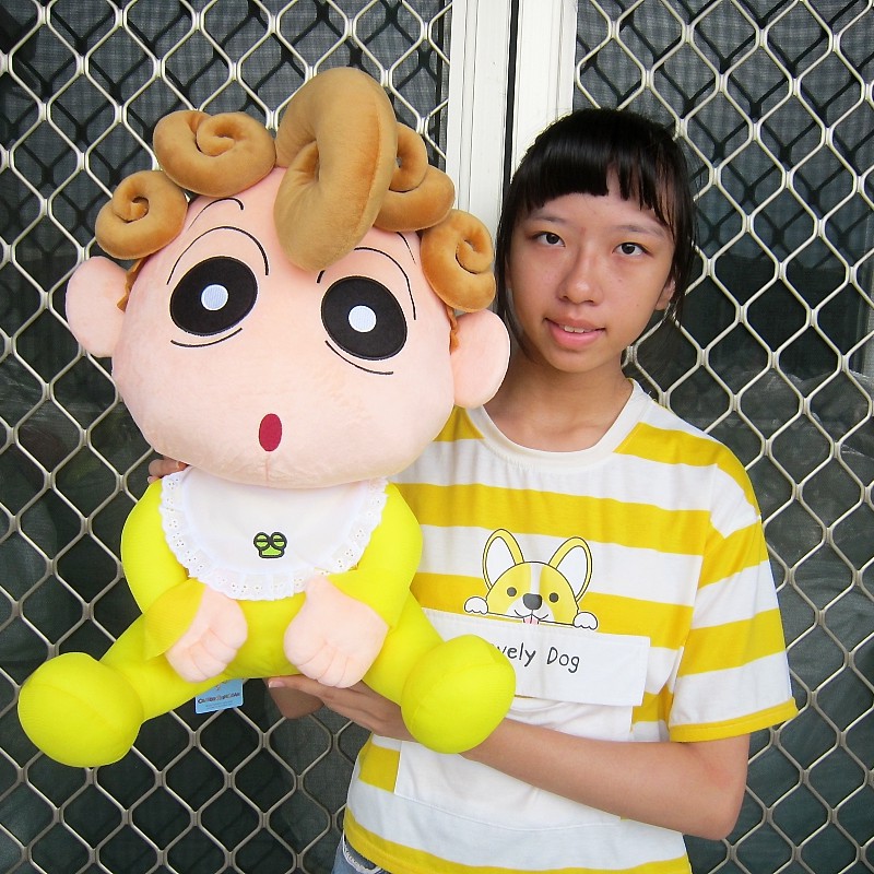 （今日特價）蠟筆小新娃娃~正版蠟筆小新~小葵 小白 ~超大小葵玩偶~野原向日葵玩偶 小新妹妹 坐姿小葵玩偶