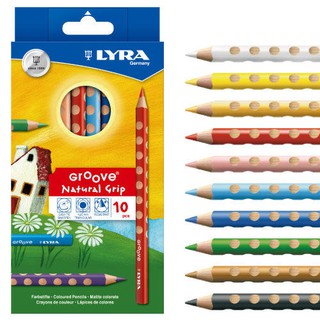 【德國LYRA】Groove三角洞洞色鉛筆(10色)(粗)