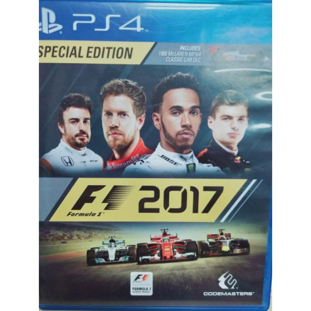 二手PS4 F1 2017 一級方程式賽車英文版現貨| 蝦皮購物
