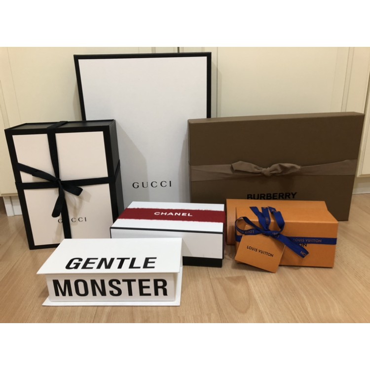 Gucci 紙盒 LV 珠寶盒 收納箱 Burberry 收納盒 Gentle Monster 眼鏡盒 紙袋 古馳防塵袋