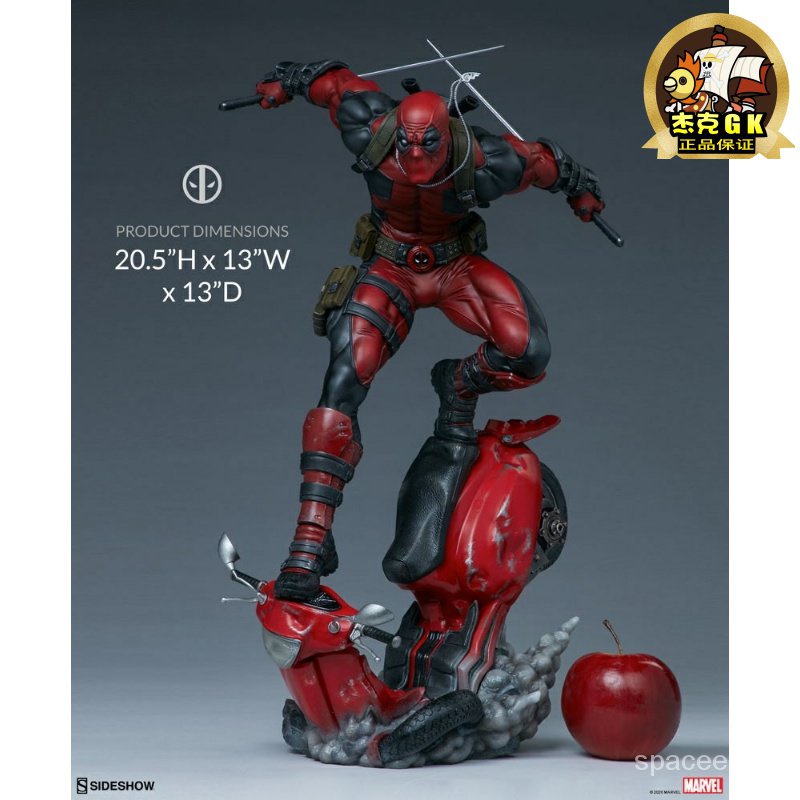 【預售#實價請找聊聊】傑克gk Sideshow 300690 20.5寸 Marvel 漫威 死侍 正版雕像