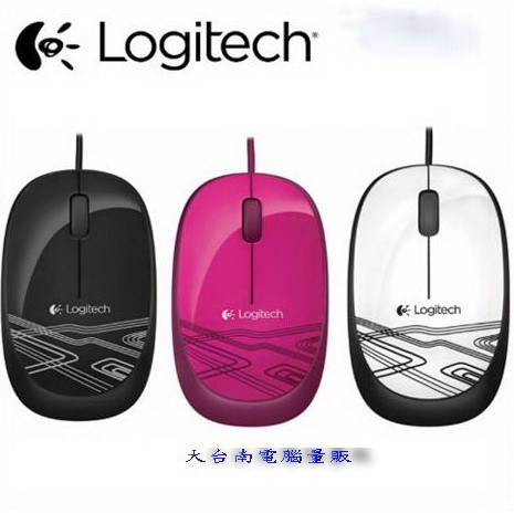 【大台南電腦量販】全新 Logitech 羅技 M105 光學滑鼠 usb滑鼠 有線滑鼠  迷你滑鼠 桌機 筆電皆可用