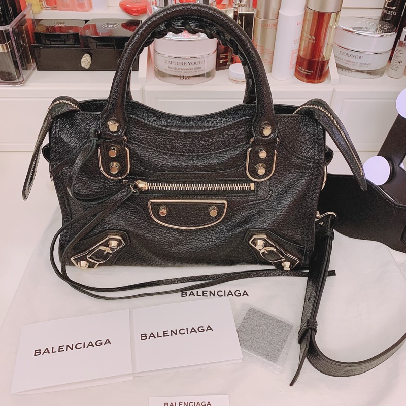 刷卡訂金 Balenciaga mini city 迷你機車包 二手♥️