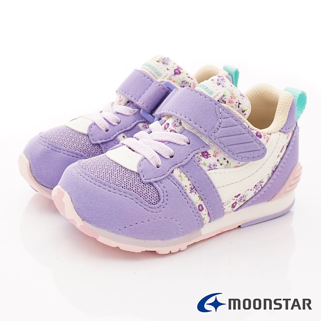 日本月星Moonstar機能童鞋 HI系列 十大機能鞋款 2121S29紫(中小童段)