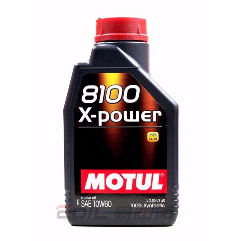 【易油網】MOTUL 8100 X-POWER 10W60 A3/B4 全合成機油