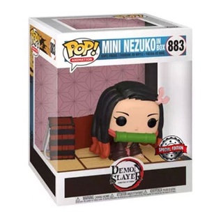 FUNKO POP 883 豪華版 灶門禰豆子 In 箱子 鬼滅之刃 血鬼術 彌豆子 爆血 公仔 收藏 限定版