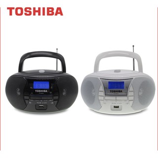 TOSHIBA 東芝手提USB/CD收音機 TY-CRU20 黑/白黑色
