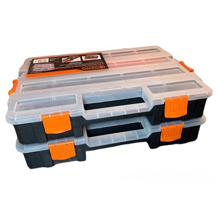 TACTIX 堆疊式零件收納盒 TX-0034 螺絲收納盒 堆疊式零件箱 2個一組