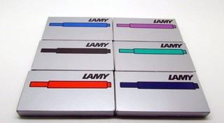 德國品牌LAMY 卡水(T10)卡式墨水管＊紅/黑/藍/深藍/紫/綠/土耳其藍 7色可選