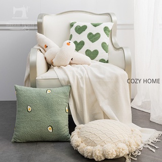 「COZY HOME」 毛絨抱枕套裝 靠墊 針織靠枕 抱枕 抱枕套 沙發墊 泰迪絨裝飾抱枕