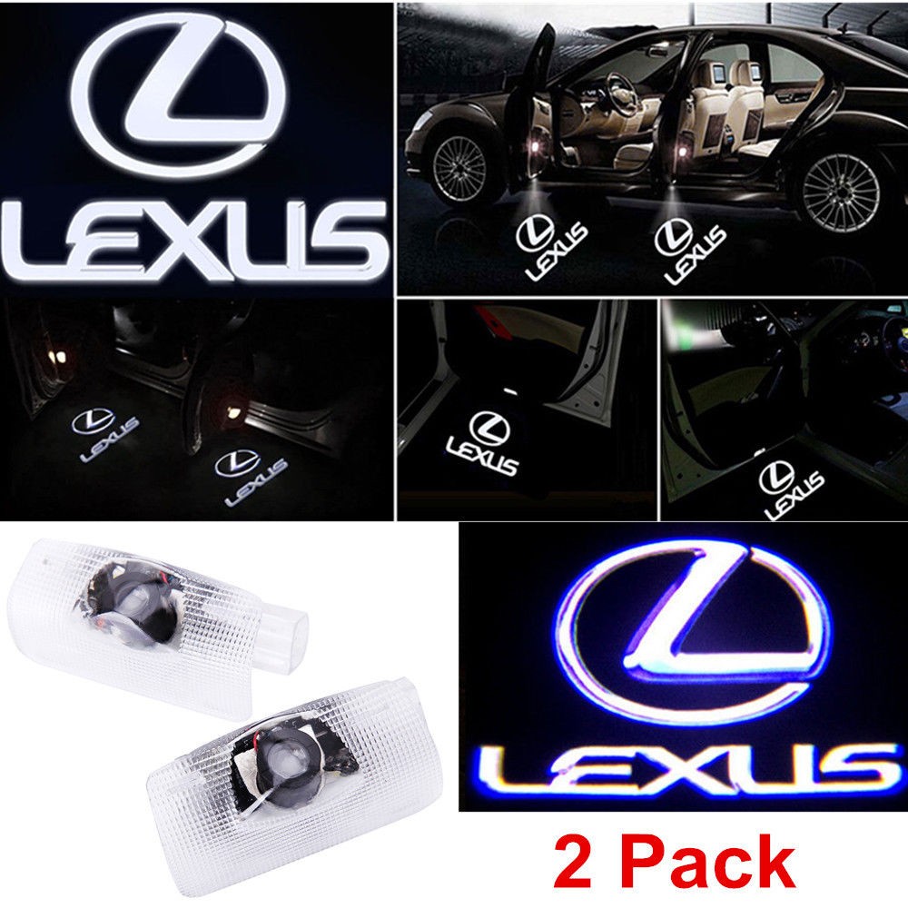 1對 LEXUS 雷克薩斯 專用 迎賓燈 ES RX GX LS LX 鐳射投影燈 標志燈 LED燈 車門鐳射燈