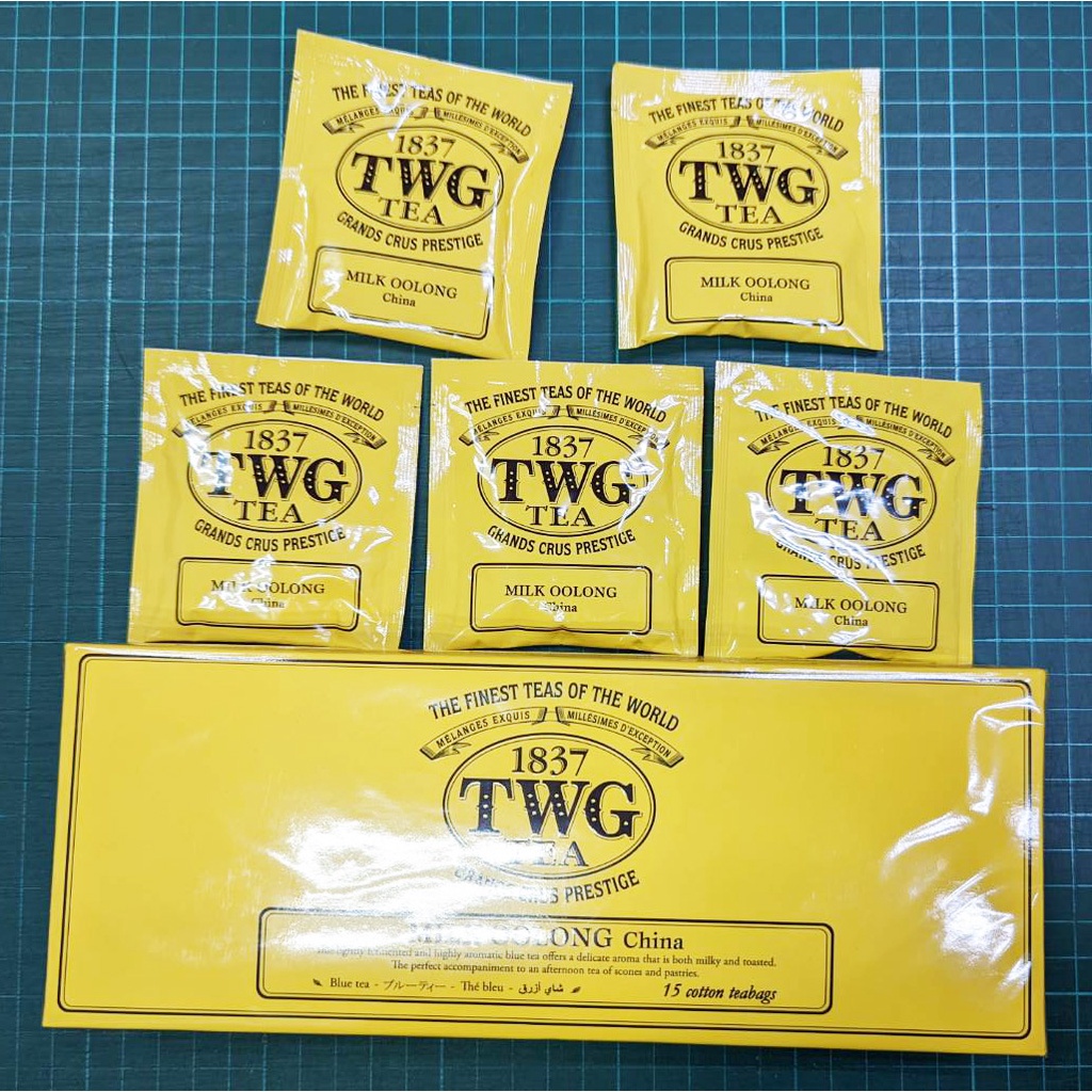 現貨 新加坡 TWG Tea 奶香烏龍 牛奶烏龍 茶包 2.5g/包 (手工棉布茶包)