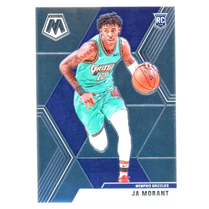 (RC) 灰熊一哥 Ja Morant 元年Mosaic Base Rookie版新人RC金屬卡 2019-20