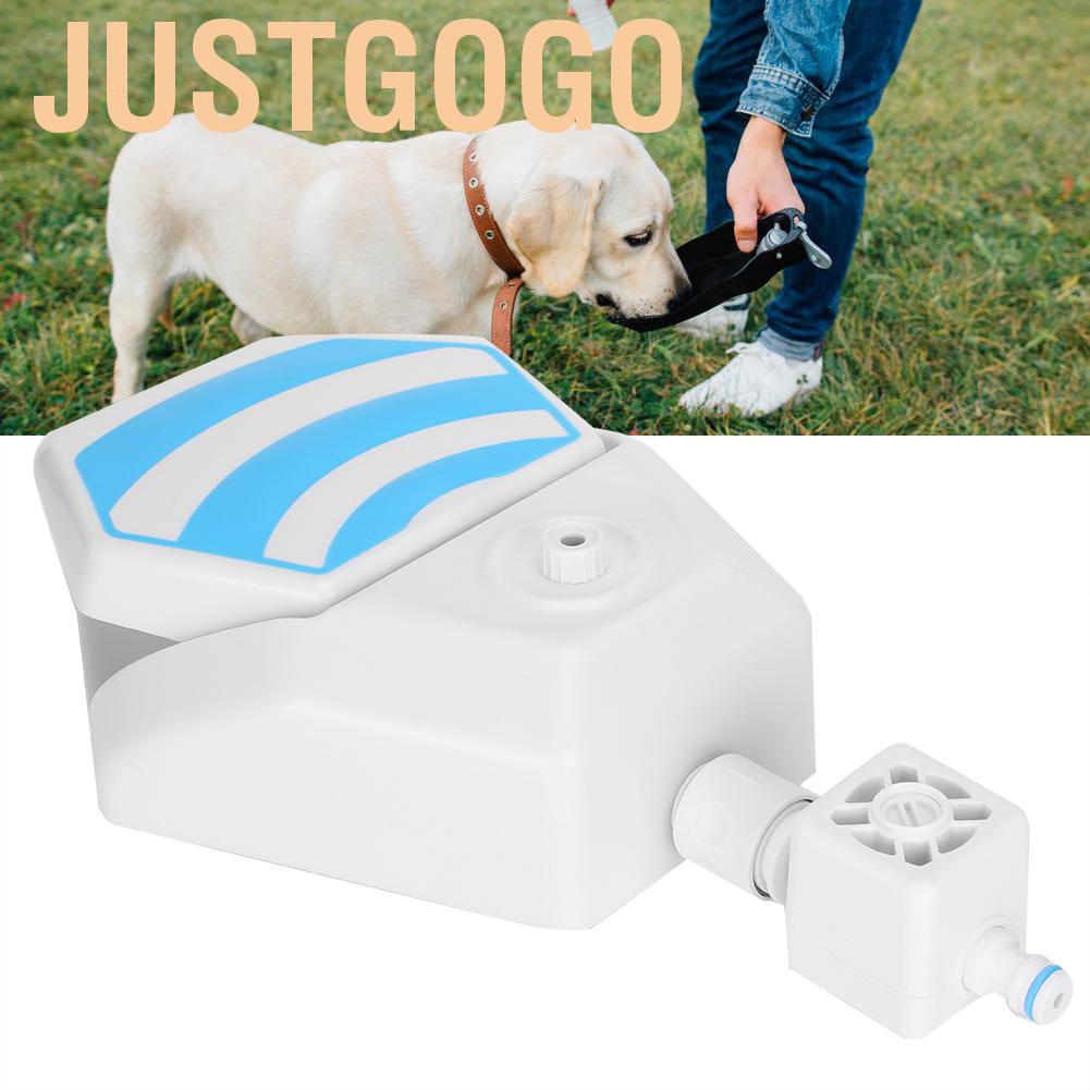 Justgo 寵物戶外自動給水器分配器狗飲水器飲水器工具用品 蝦皮購物