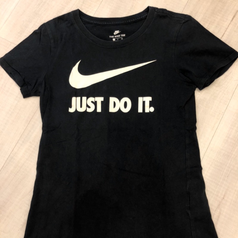 100%正品 NIKE 女版 黑色 T s號 二手