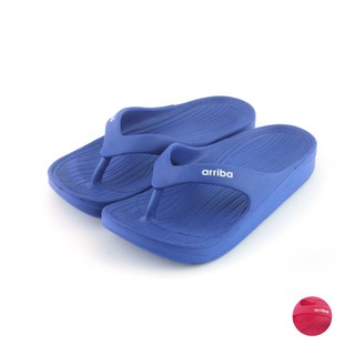 ARRIBA艾樂跑童鞋-防水系列夏日夾腳拖-桃紅/藍(TD6259)