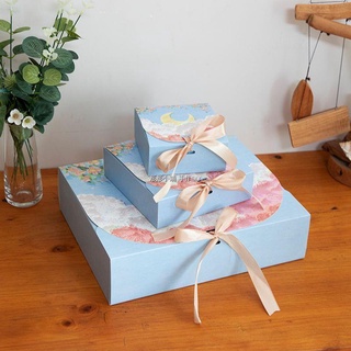 精美禮盒 禮袋 可愛禮盒 禮物盒正方形大 包裝禮品盒