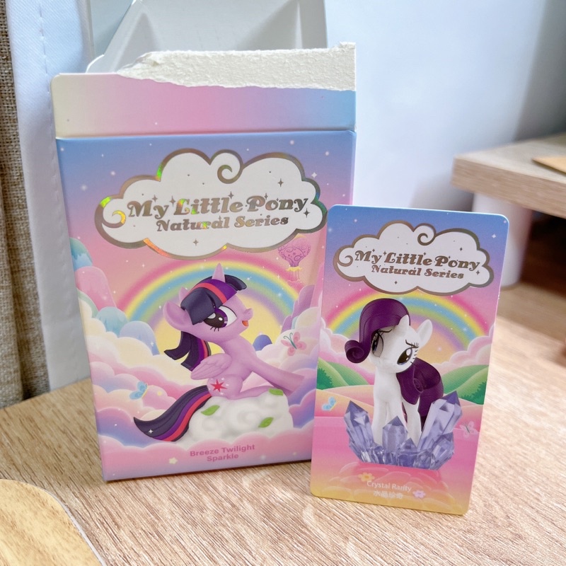 My Little Pony小馬寶莉 自然系列 彩虹小馬 泡泡瑪特 POPMART 水晶珍奇 拆盒確認款 盲盒 盒玩