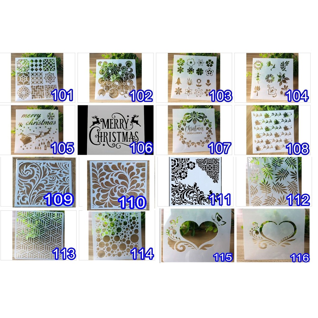 台灣現貨附發票彩繪行染版 No 101 噴花模印花模糖粉篩咖啡拉花模蛋糕噴花模繪畫diy工具 蝦皮購物