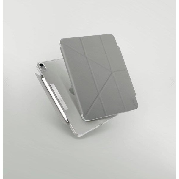 UNIQ Camden 抗菌磁吸設計帶支架多功能極簡透明保護套 for iPad Air 10.9吋(2021)皮套