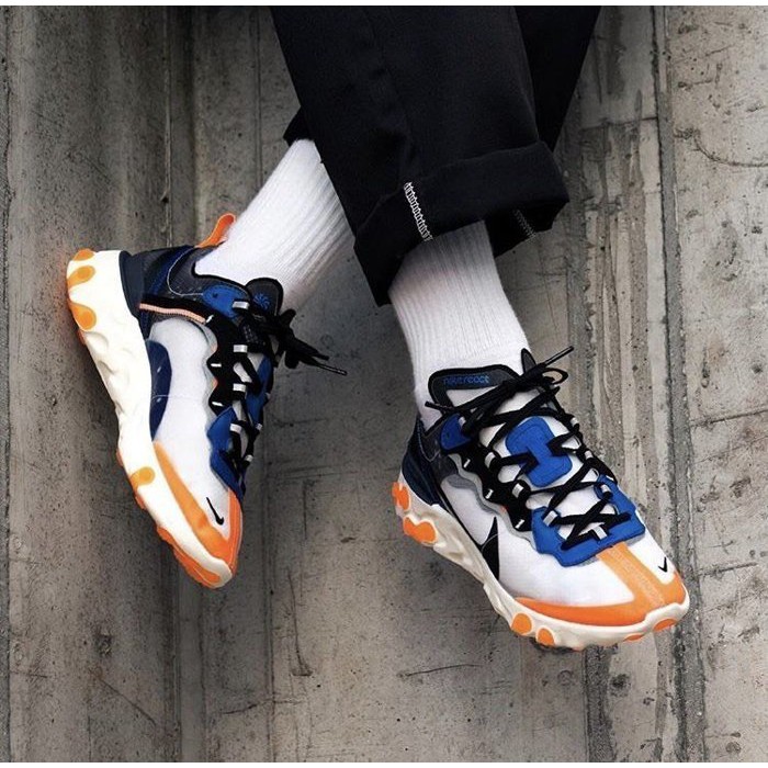 nike react element 87 black blue