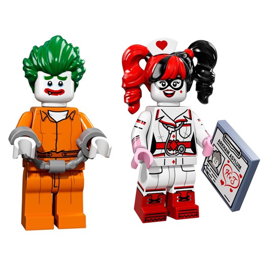 [現貨]★超級英雄雜貨店★71017LEGO正版樂高蝙蝠俠電影人偶包 小丑女Harley Quinn+小丑Joker合售
