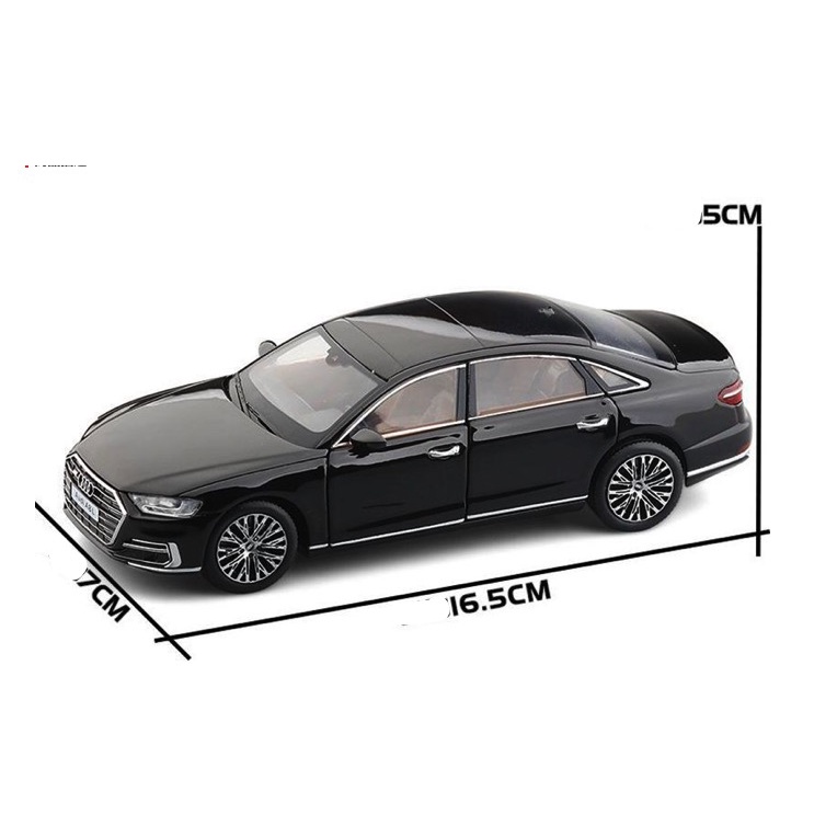 「車苑模型」JKM 1：32 Audi A8 A8L  開門 聲光