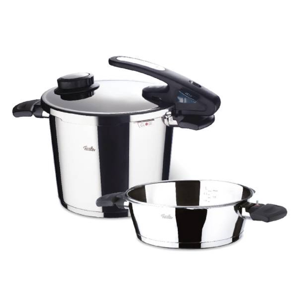 【格蘭登】德國 Fissler 菲仕樂壓力鍋系列-頂級皇家壓力鍋 8L+4L F630705110900