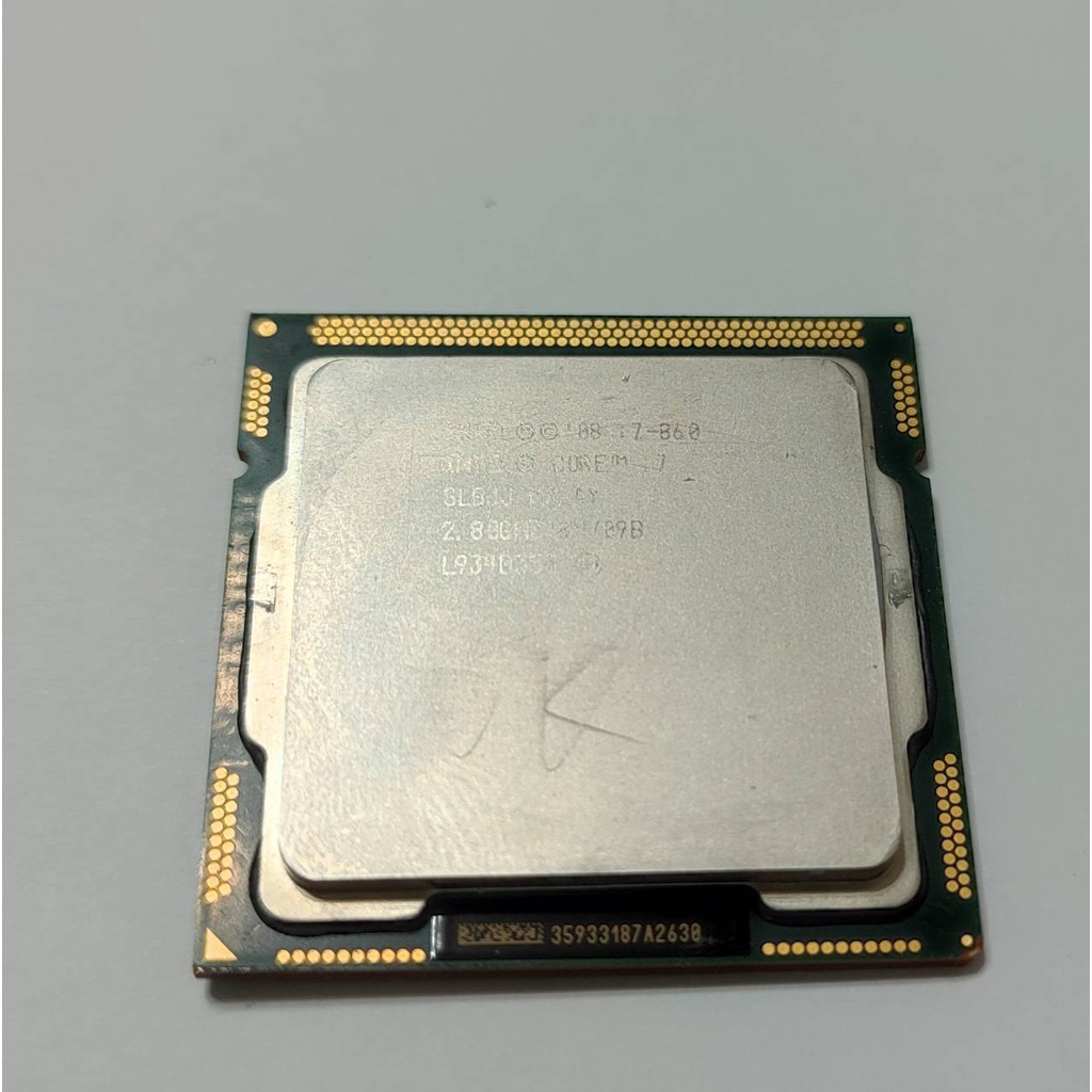 INTEL I7 860 CPU 無內顯 邊角有傷