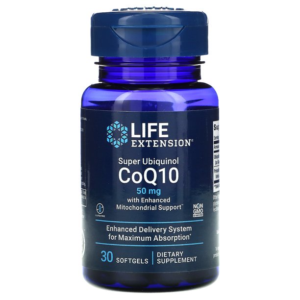 💕【代購】美國 Life Extension CoQ10 Super Ubiquinol 還原型輔酶Q10，30粒軟膠囊