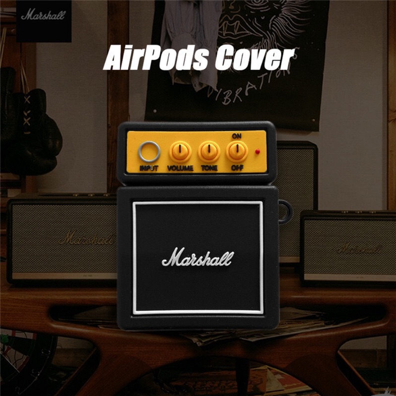 Marshall音箱造型AirPods耳機殼/保護套/AirPods 1代/2代/AirPods pro