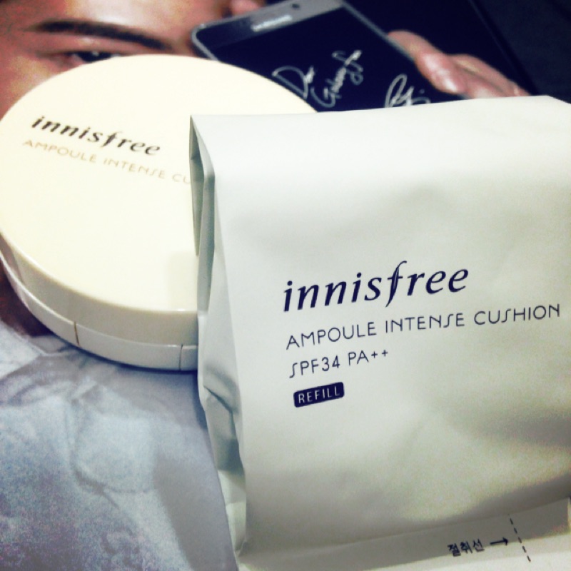 Innisfree保濕氣墊粉餅補充蕊（2014款）SPF34/PA++ #23健康膚色
