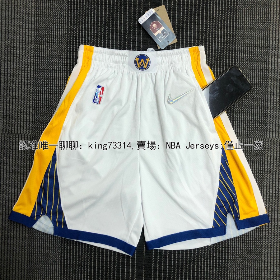 NBA 球褲 勇士 隊 Warriors 75 年 city 城市版 短褲 運動 褲 籃球 戶外 下著 休閒 男 女 款