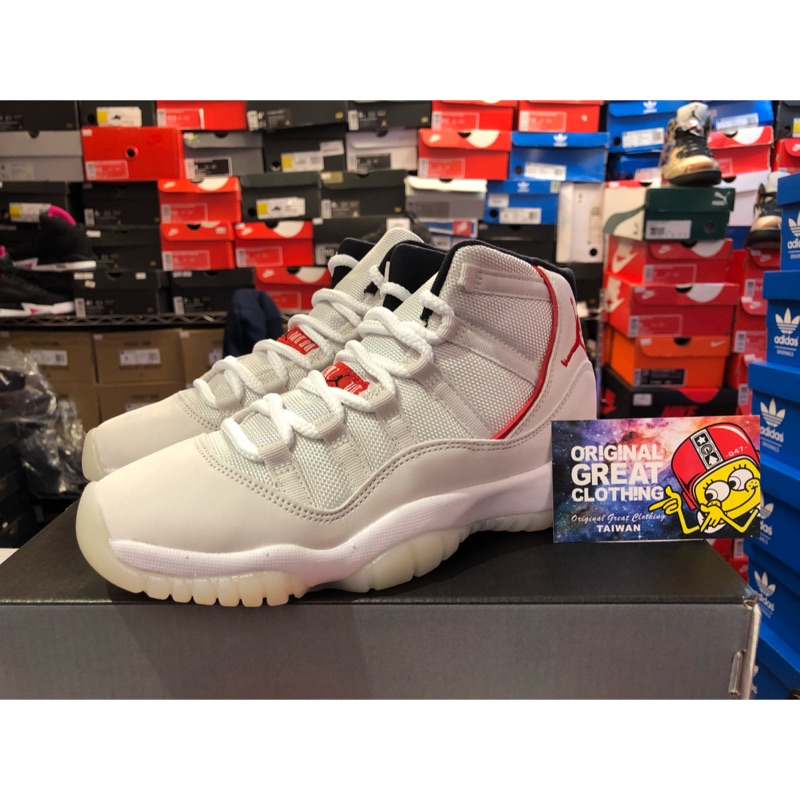 jordan 11 platinum tint gs