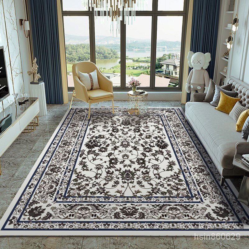 優質北歐民族風床邊地毯客廳茶幾美式復古家用毯摩洛哥波斯臥室地毯