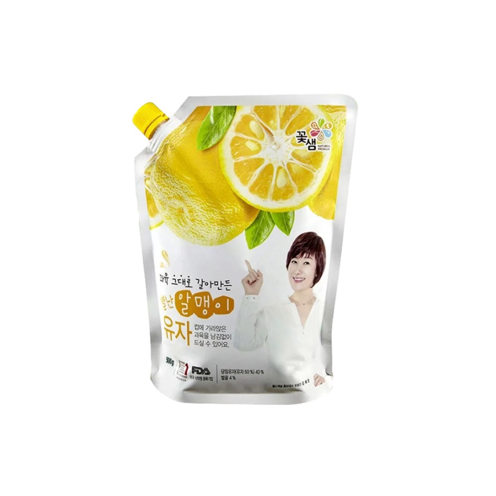 韓味不二 韓國花泉 袋裝 蜂蜜柚子茶 (500g/袋) 沖調果醬 廠商直送