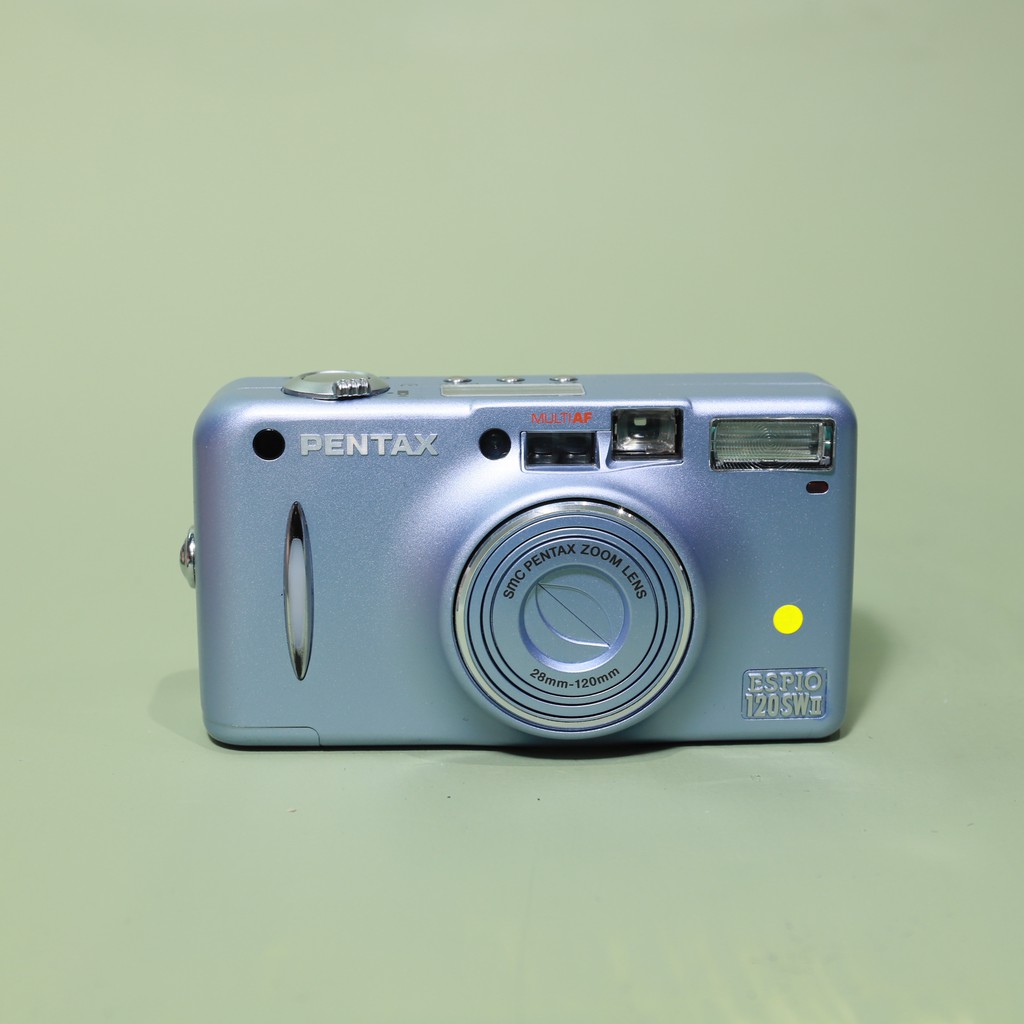 【Polaroid雜貨店】♞Pentax Espio 120 SW II 藍銀 135 底片 傻瓜 相機 蝦皮購物