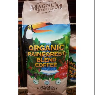MAGNUM 熱帶雨林有機咖啡豆 2磅/907公克-吉兒好市多COSTCO代購
