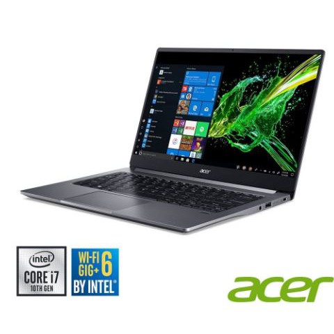 華創筆電@Acer SF314-57-787W 14吋(i7-1065G7/8G/512G SSD/Swift 3/灰)