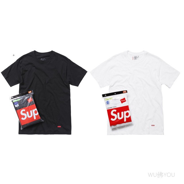 supreme hanes tagless tees checkered