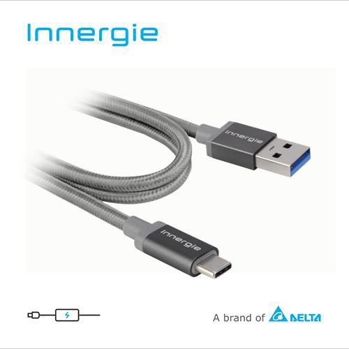 Innergie MagiCable USB-C to USB-A 充電傳輸線 灰 1m