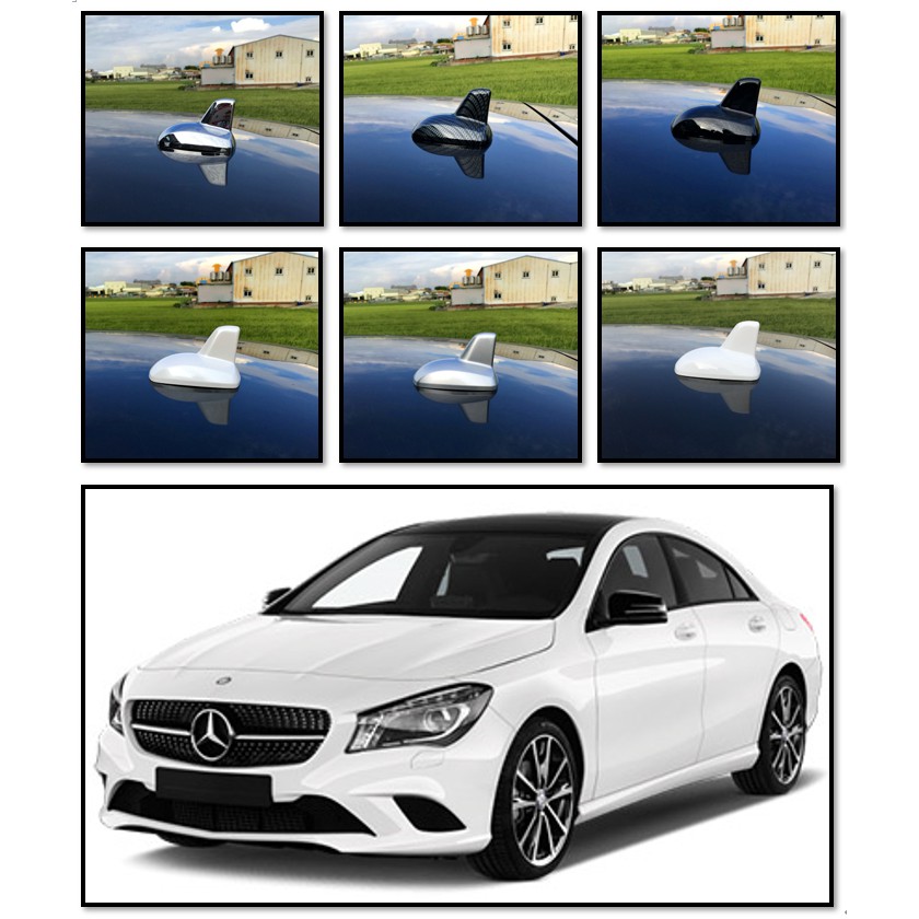 圓夢工廠 Benz CLA C117 X117 13~19 鯊魚鰭蓋 輪胎帽 車牌螺絲貼 輪胎安全擋 方向盤陀螺 車內鏡