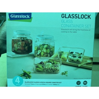 Glasslock 格拉氏洛克透氣分隔保鮮盒罐組