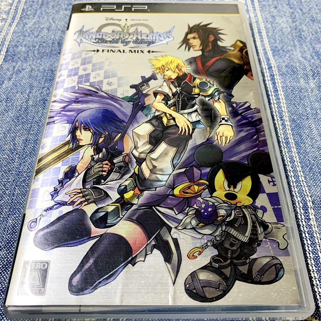 (盒書完整) PSP 王國之心 夢中降生 Final Mix Kingdom Hearts日版 J8/D3