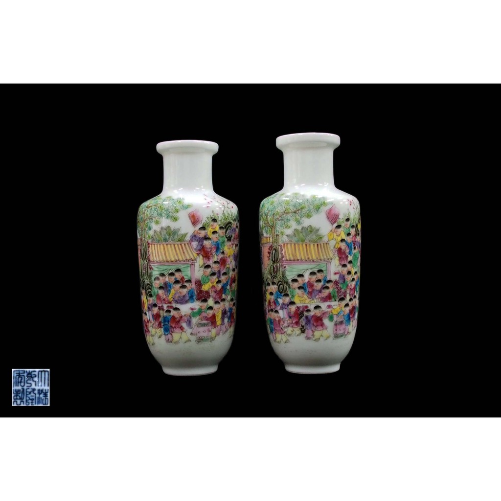 8400円 中国古美術 清時代金彩花卉花瓶 【大清乾龍年製】在銘/TG--04