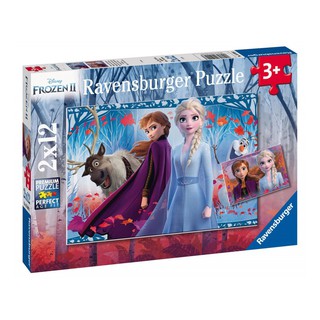 【玩具倉庫】 【德國 Ravensburger 維寶 拼圖】冰雪奇緣2 (2X12P)益智 玩具 遊戲