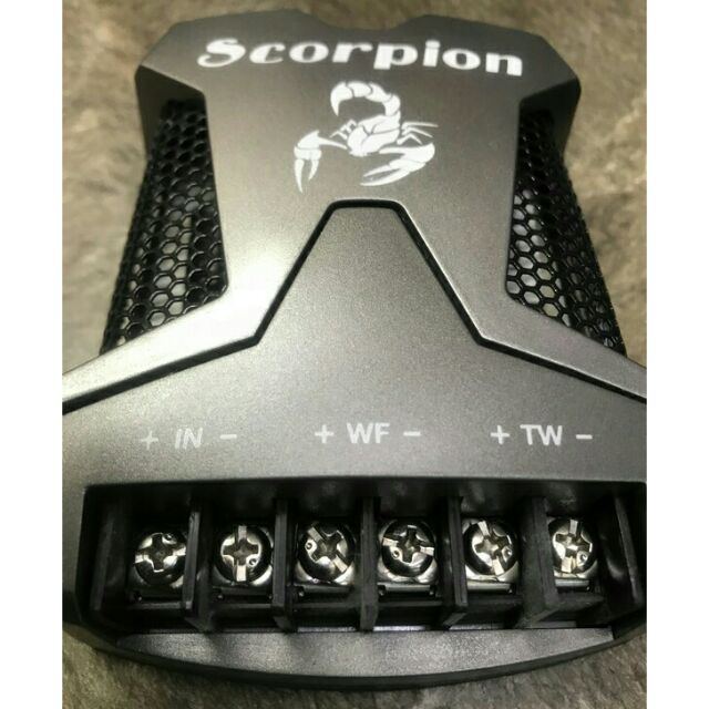 Scorpion 毒蠍 2音路喇叭分音器ㄧ組兩顆