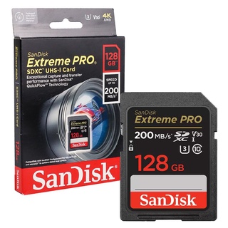 閃迪 SanDisk 128GB Extreme PRO SDXC UHS-I 記憶卡 - 200MB/s(平行進口)