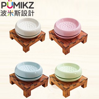 【波米斯PUMIKZ】Bagel 精緻陶瓷防蟻碗(貓及小型犬適用)