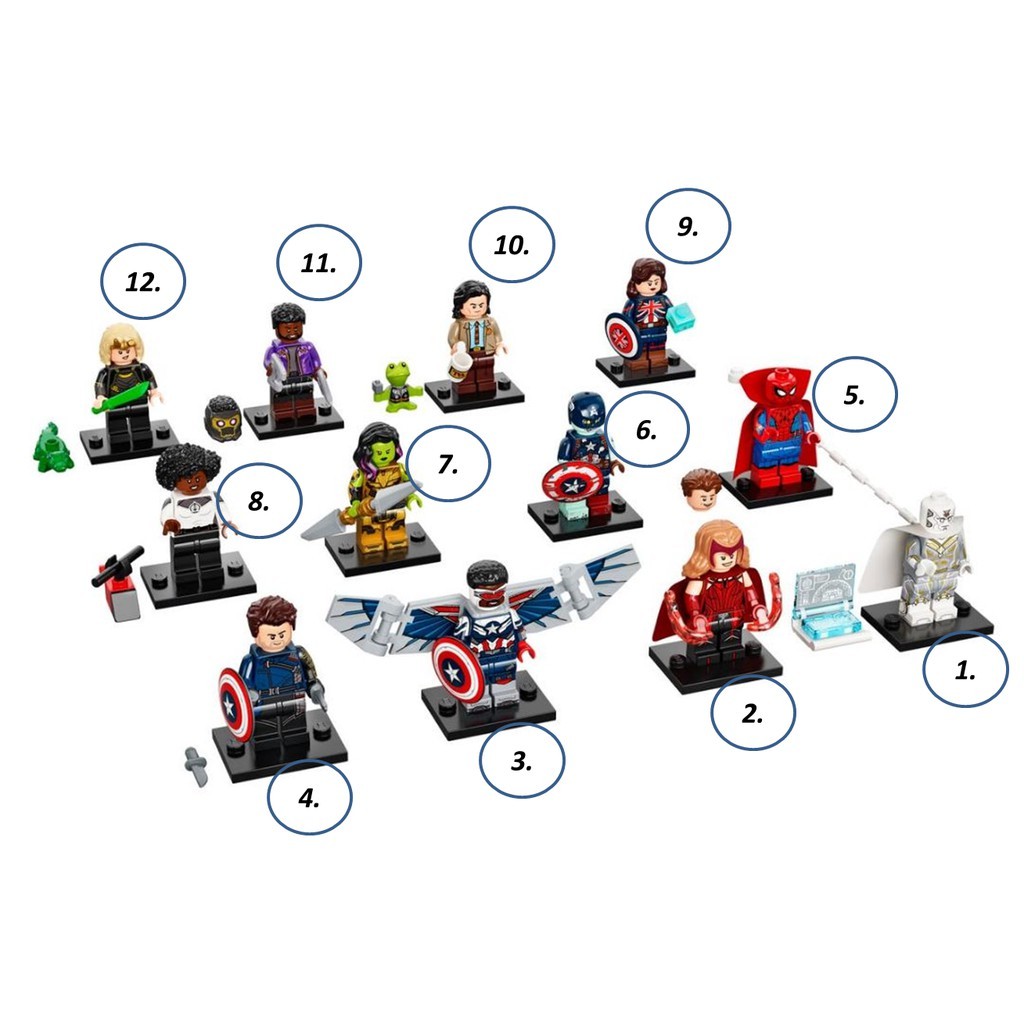 【台南樂高 益童趣】LEGO 71031 漫威工作室 人偶包 角色 單售 Marvel 拆賣 蜘蛛人 美國隊長 洛基